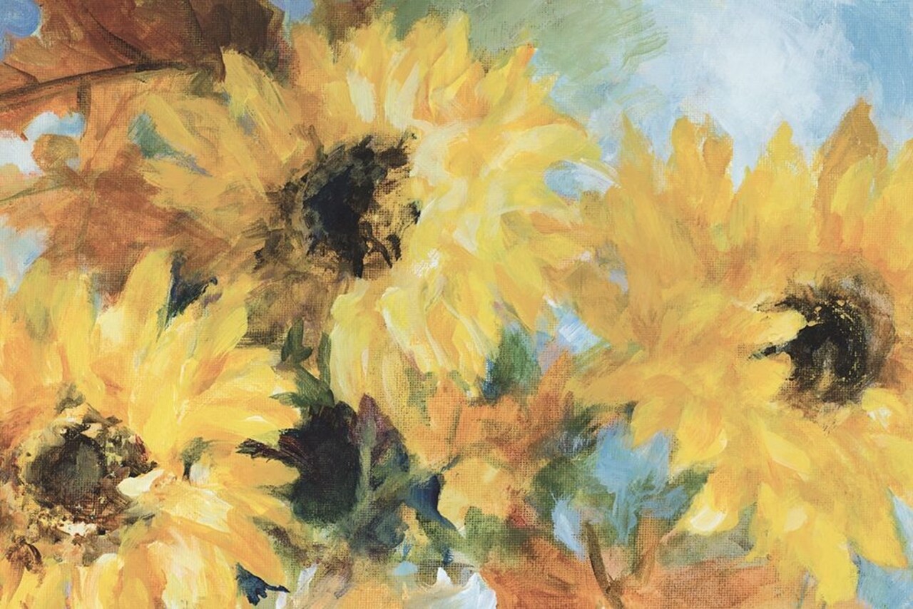 Quiet Breezy Sunflowers Poster Print by Lanie Loreth - Item # VARPDX12867C